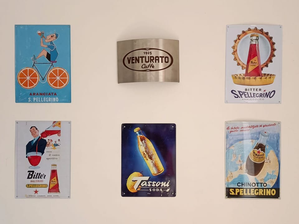 Iconic Italian branding wall decorations