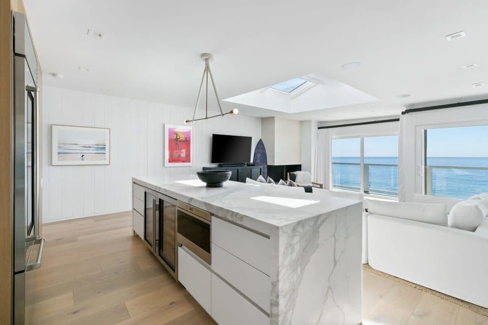 Gorgeous kitchen features with Ocean Views.