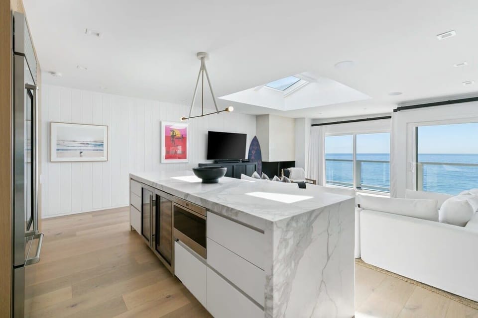 Gorgeous kitchen features with Ocean Views.
