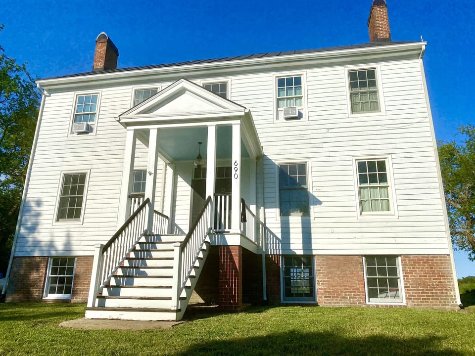Front of Rock Hall circa 1804