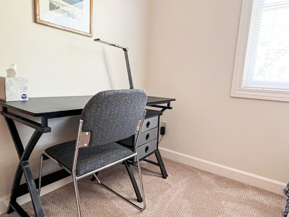 Office Area in Guest Bedroom