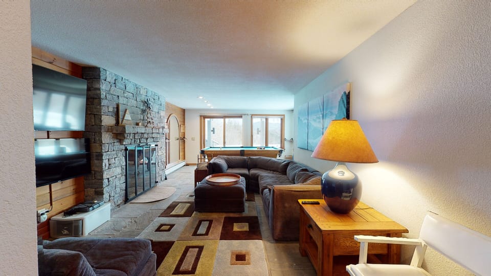 Downstairs family room 