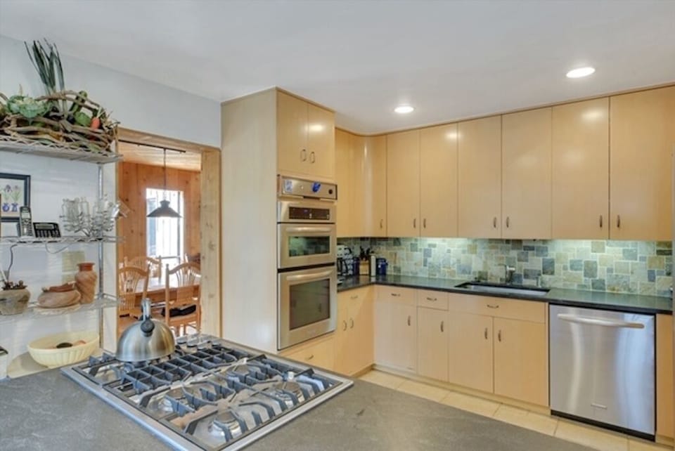 kitchen with island