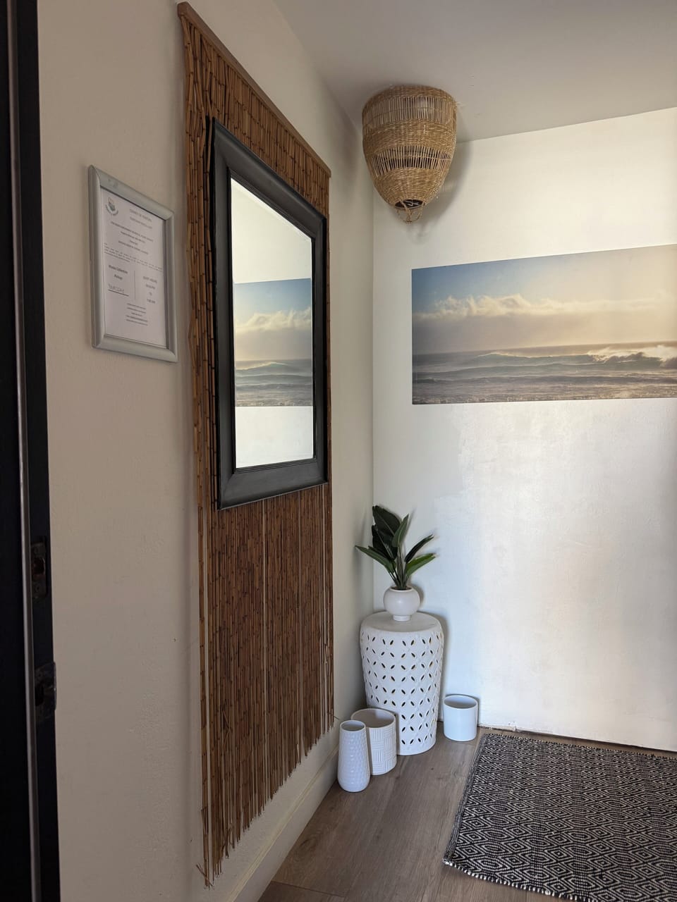 Entry-this beach house is up a flight of stairs -no bedrooms on the first floor