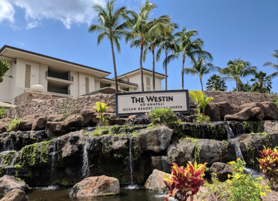 Westin Kaanapali Ocean Resorts North Entrance