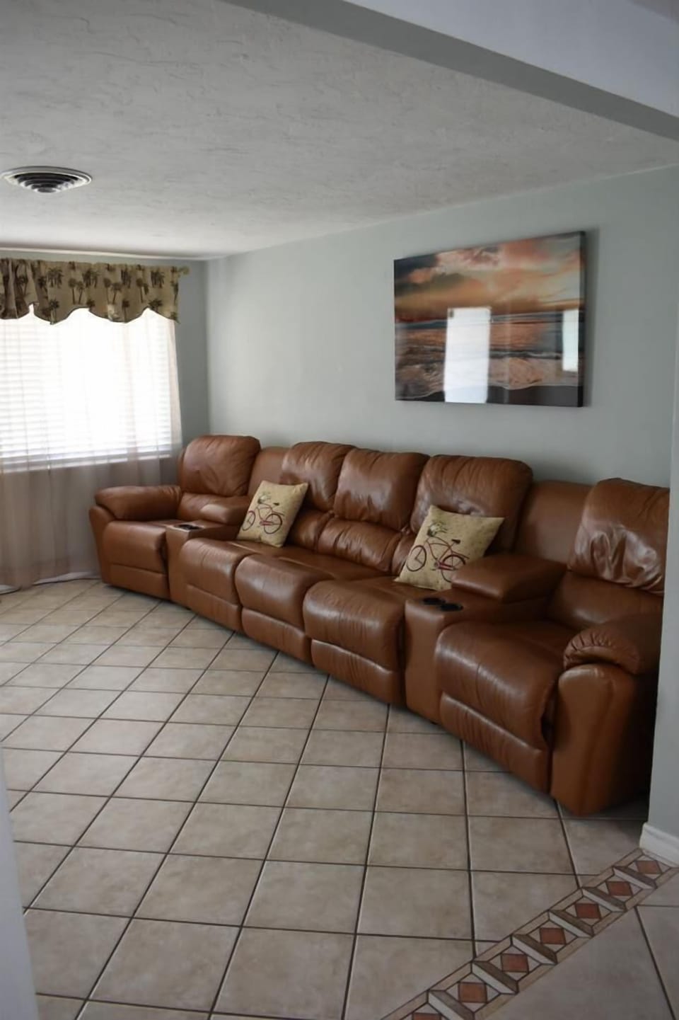 Comfy couches to relax with two end recliners