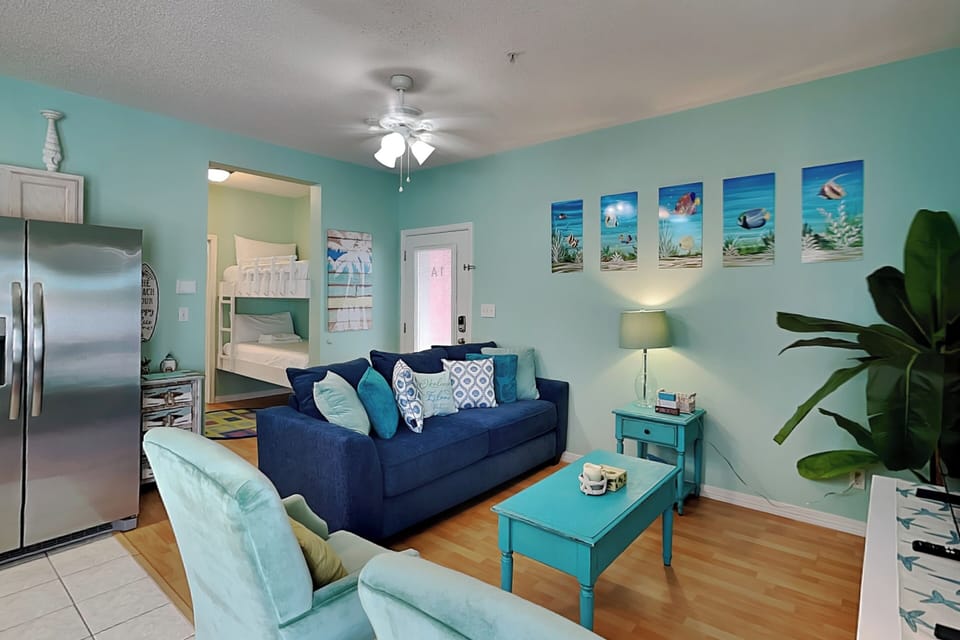 Living Area - Queen Sleeper Sofa