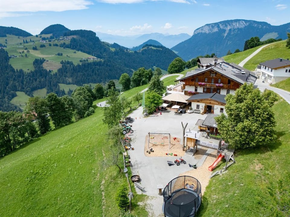 Einzelzimmer, Dusche, WC, Balkon Frühstück - Gasthof Gruberhof Bed and Breakfast in Salzburgerland
