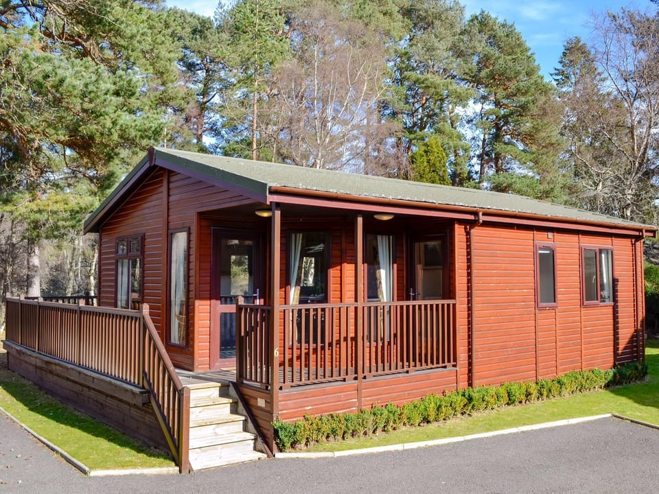 Exterior | Lodge F - Royal Deeside Woodland Lodges, Dinnet, near Ballater
