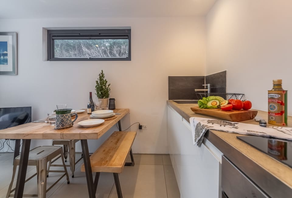 The Garden Room:  Ground floor kitchen and dining area