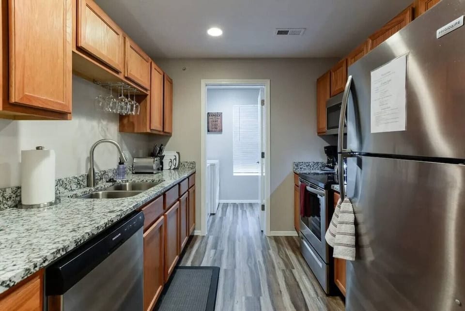 You'll love the convenience of having a fully-stocked kitchen!