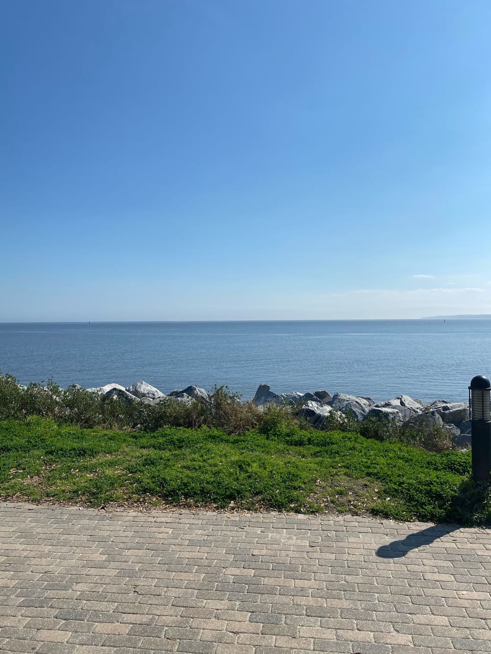 Looking out to sea from Neptune Park