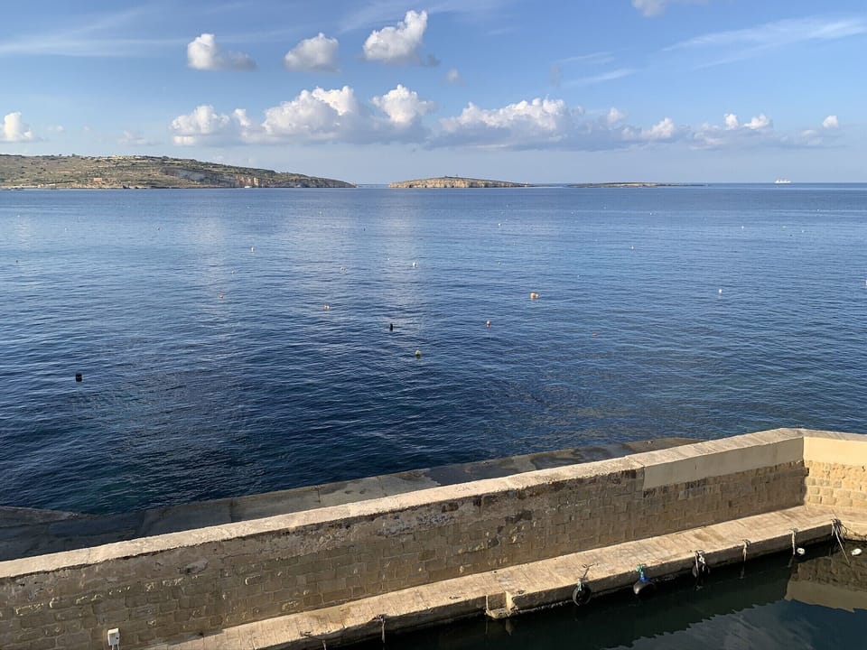 View to St Paul’s island 