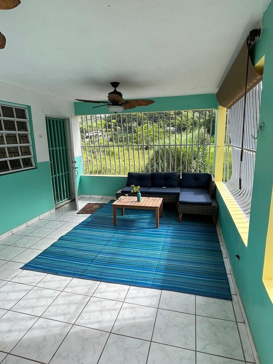 Patio lounger that seats 5.