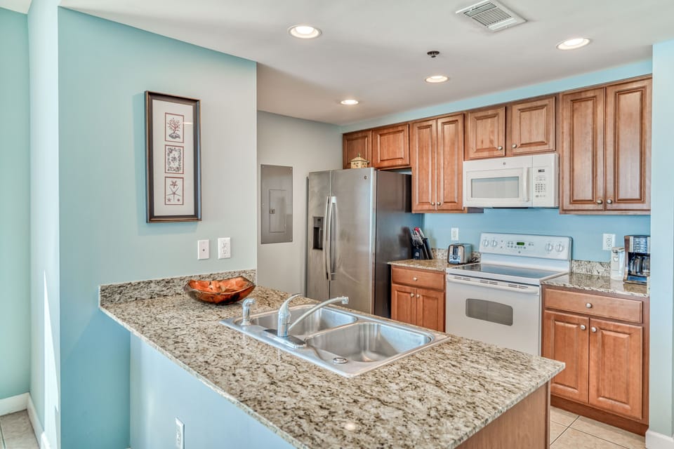 Fully equipped kitchen