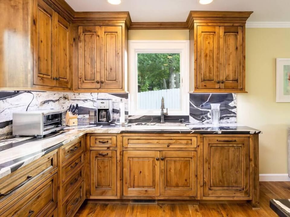 Fully stocked kitchen