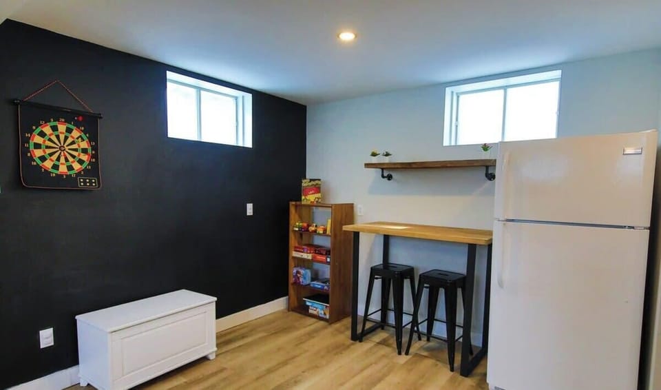 Salon sous-sol + divan-lit