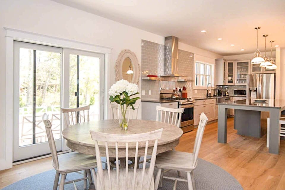 Open Dining and Kitchen