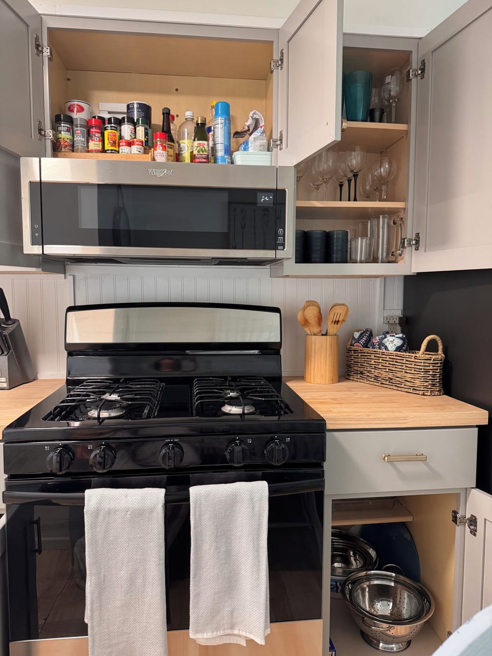 Cooking area and set up 