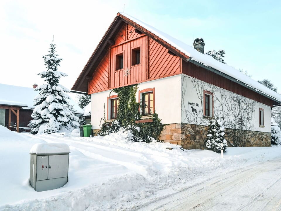 Building, House, Home, Winter, Cottage, Snow, Roof, Freezing, Slope, Farmhouse