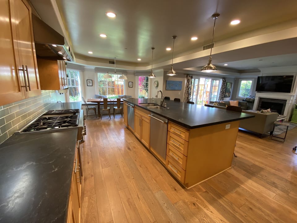 two dishwashers, huge kitchen & great room, grill, great indoor/outdoor flow