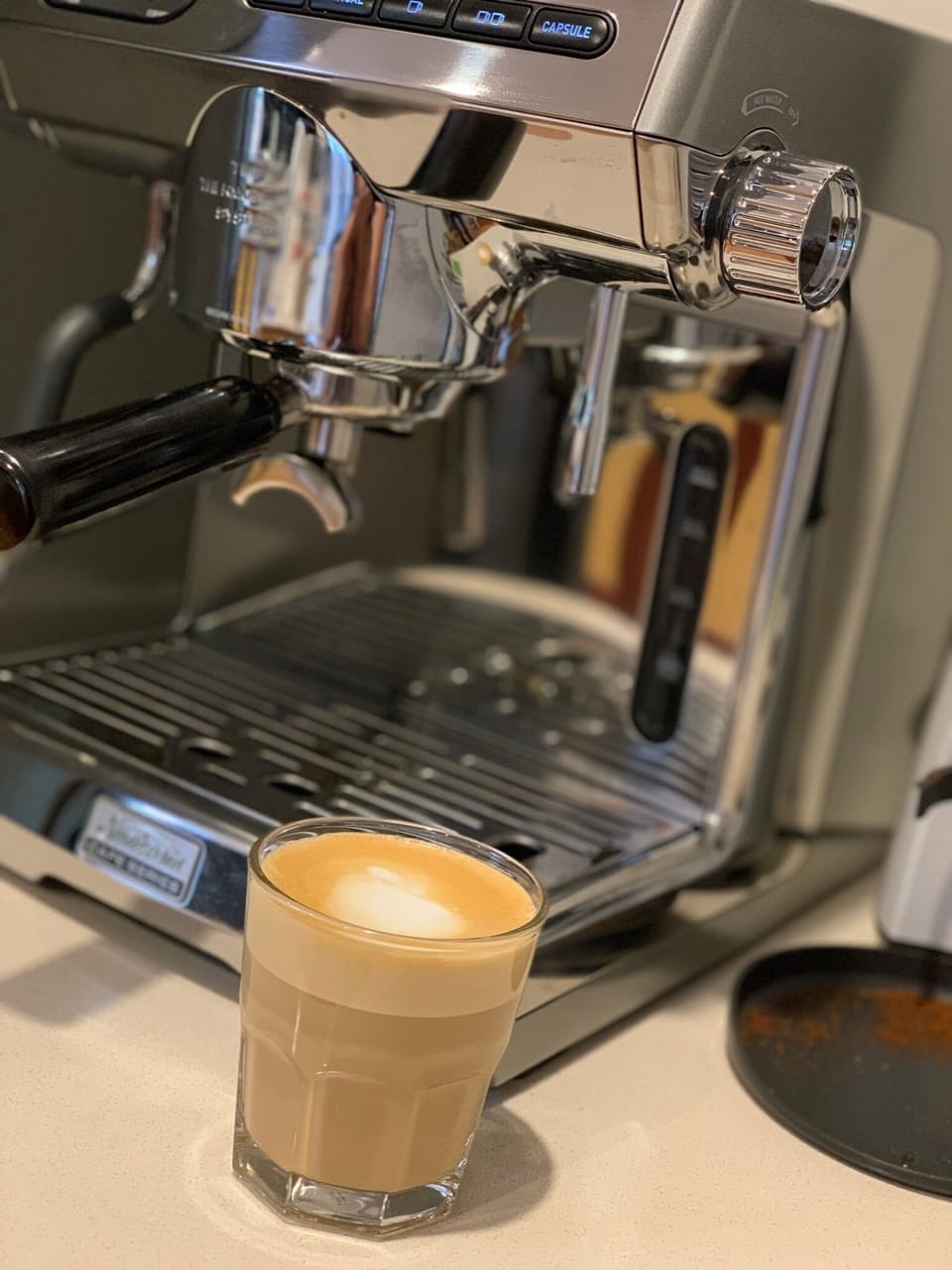 Try out your home barista skills with our coffee machine and grinder