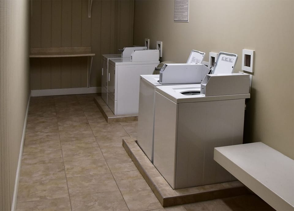 On-site coin laundry on every floor