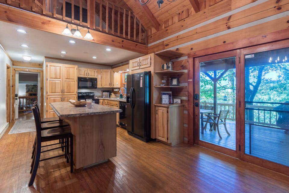 Stocked kitchen with every possible amenity
