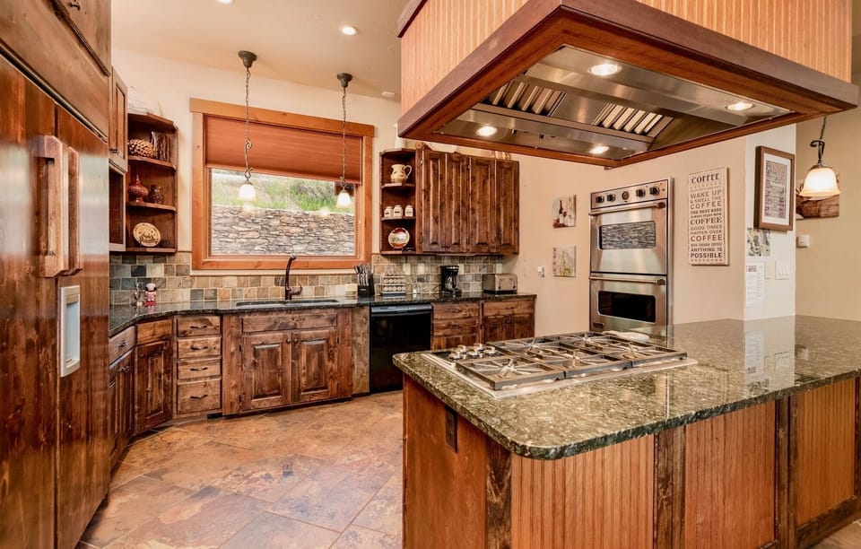 Indoors, Room, Kitchen, Flooring, Hardwood