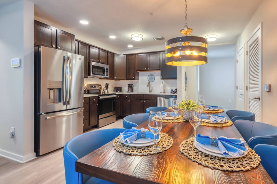 Kitchen and dining area