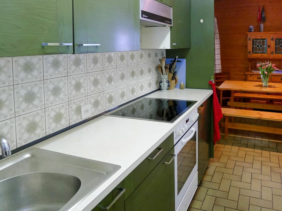 Kitchen Sink, Cabinetry, Countertop, Sink, Tap, Furniture, Property, Plumbing Fixture, Kitchen, Lighting