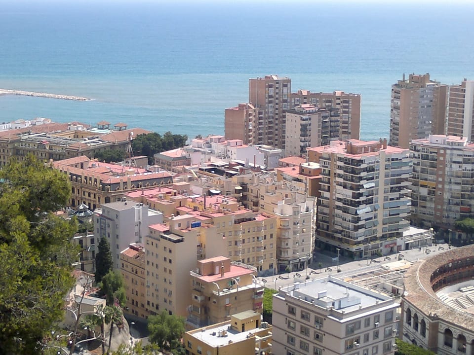 Looking over Malaga, only an hour's drive away from Vine Ridge Retreats