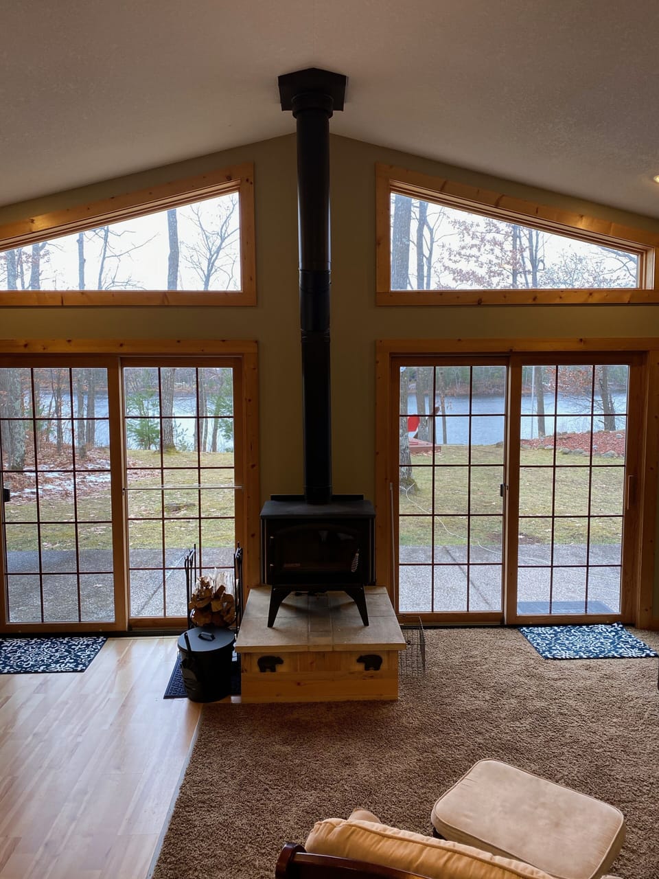 Beautiful Windows with Lake View