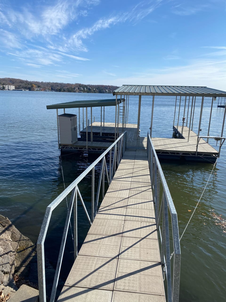 Will be adding a boat lift. 
