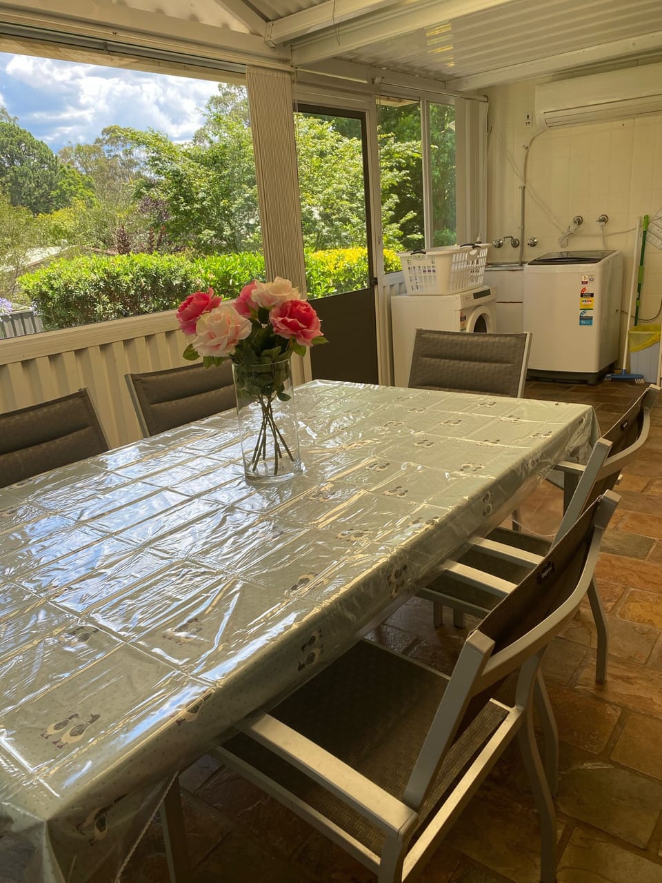 Sunroom and Laundry