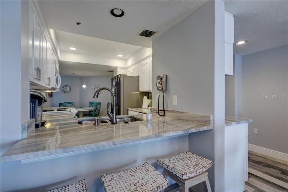 Living room into kitchen