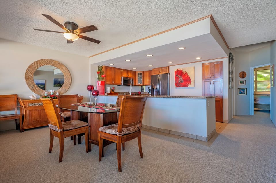 dining room, open to kitchen 