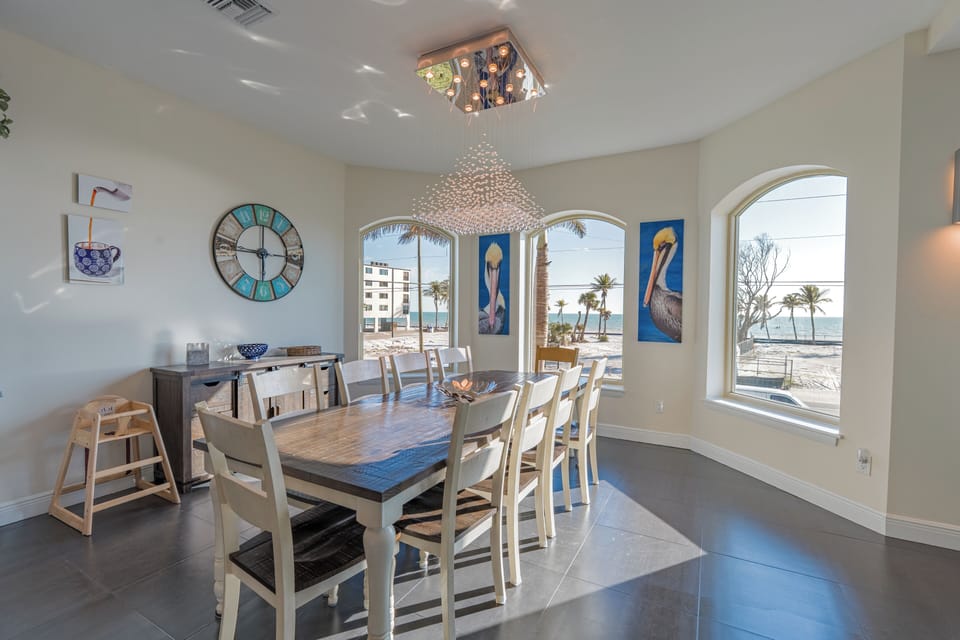 Surrounded by large windows, the space is filled with natural light!