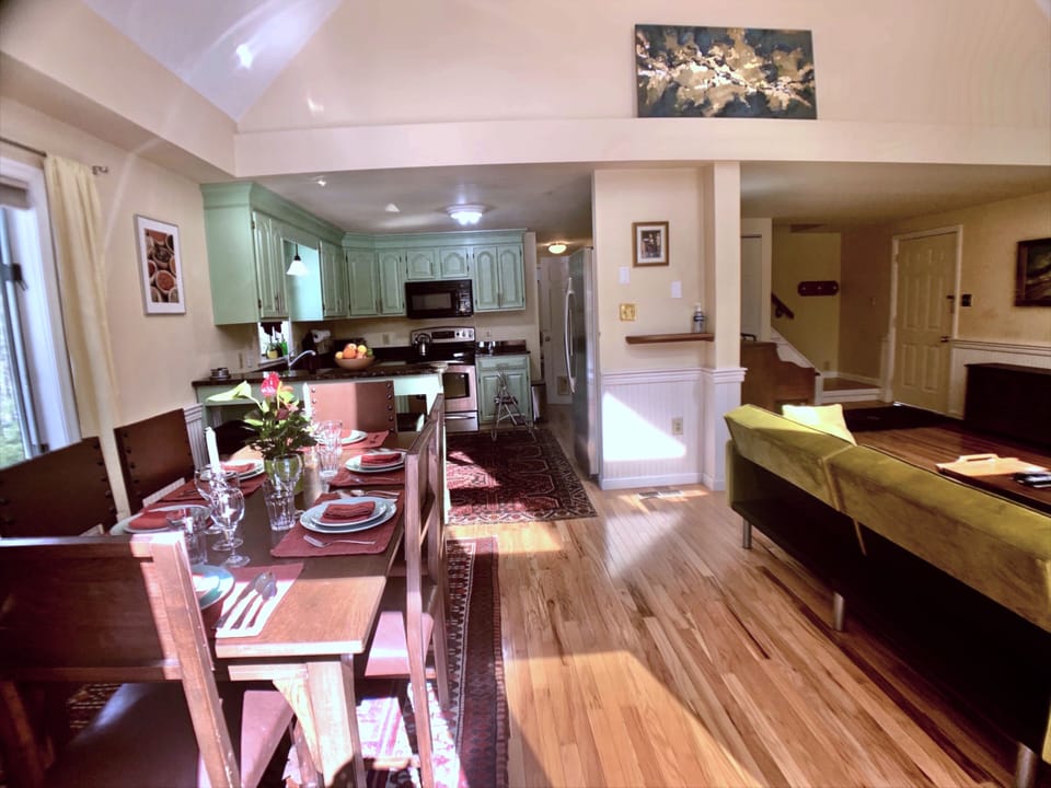 Open floor concept.