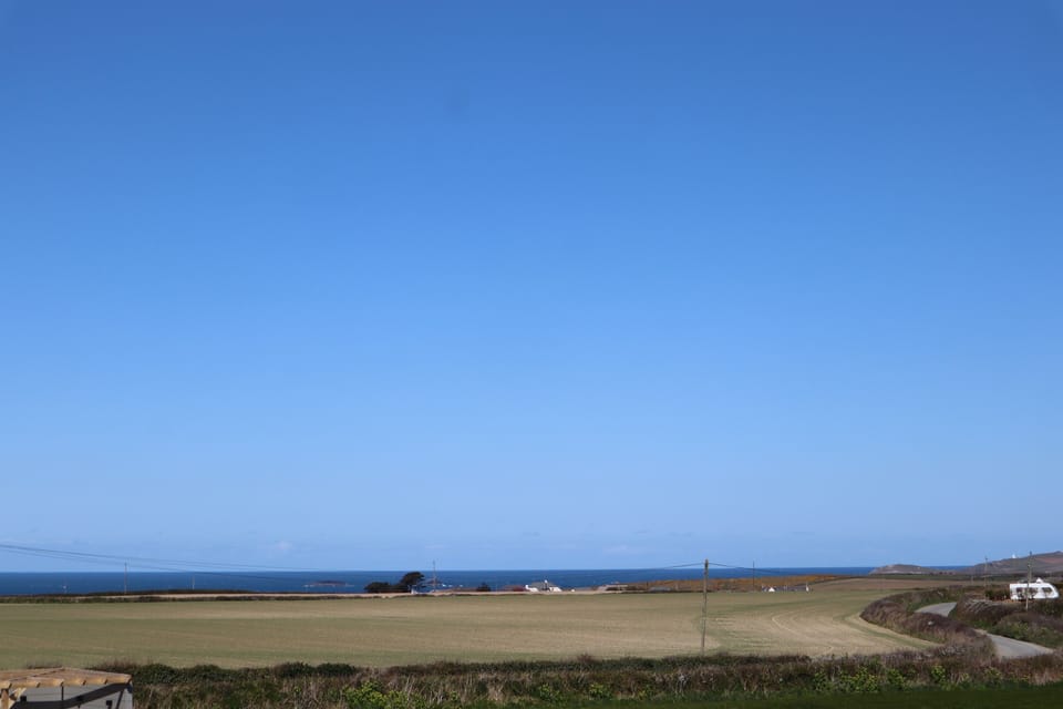 Sea views from first floor