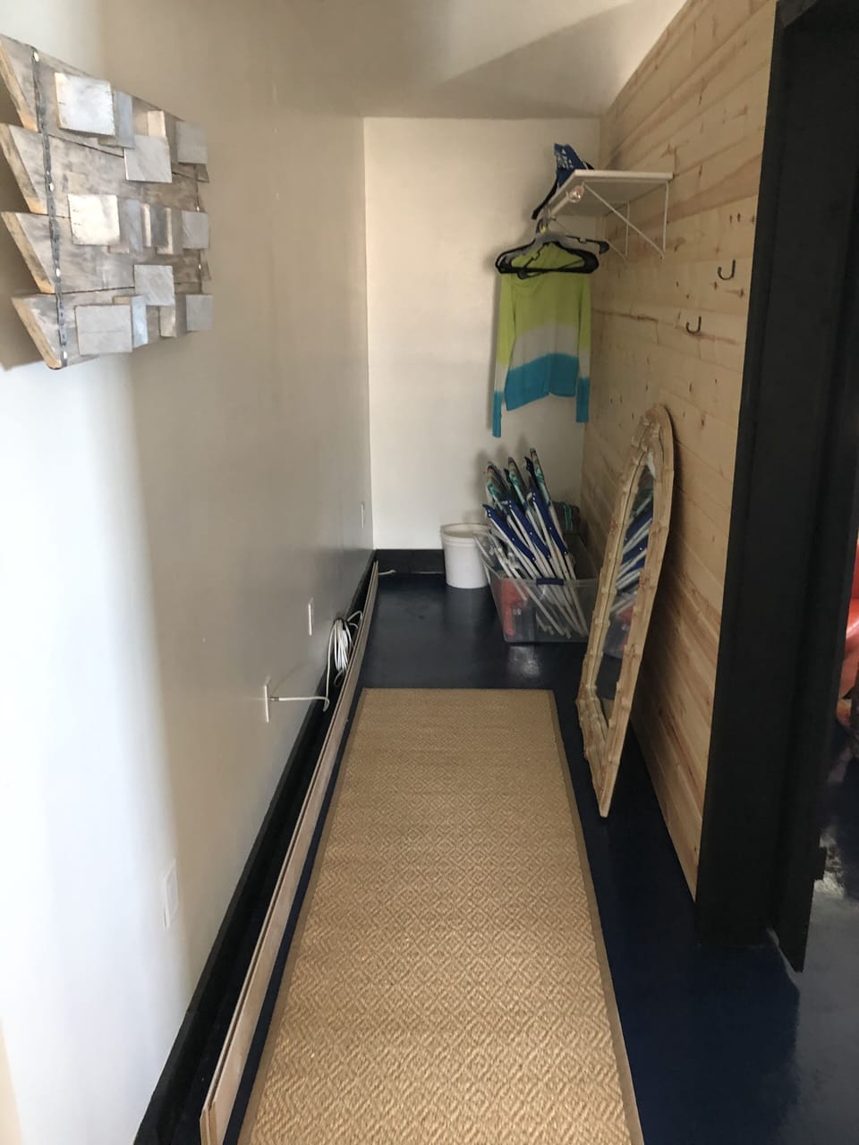 Storage for bikes and beach activities 