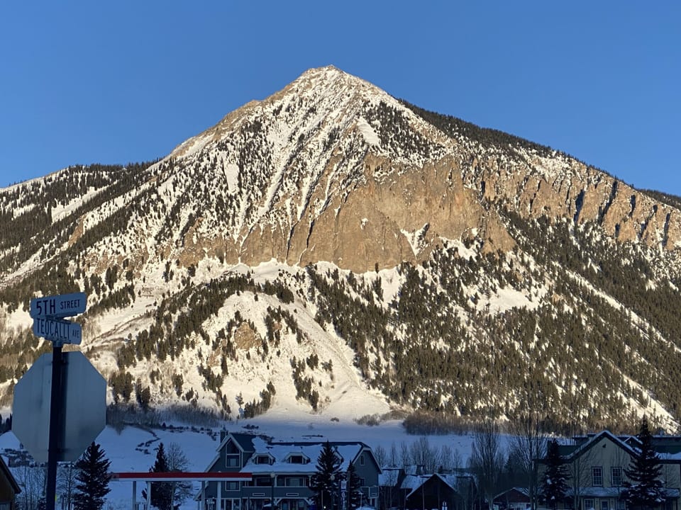 Mountain CB view from town.