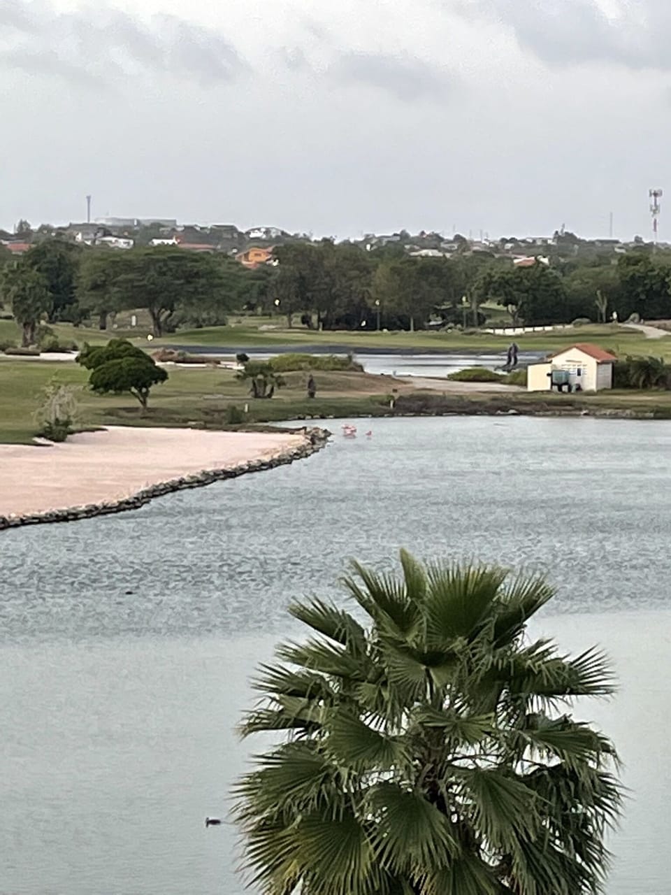 View from back balcony 1 and 18th holes 