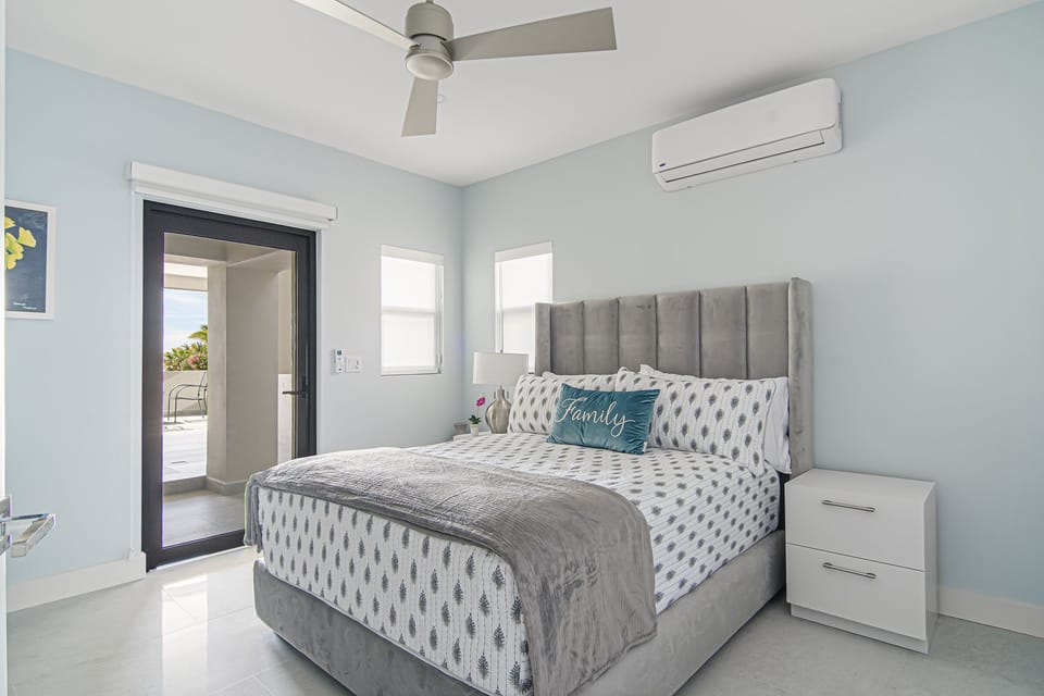 Bedroom #2 with a pick a boo view the ocean.