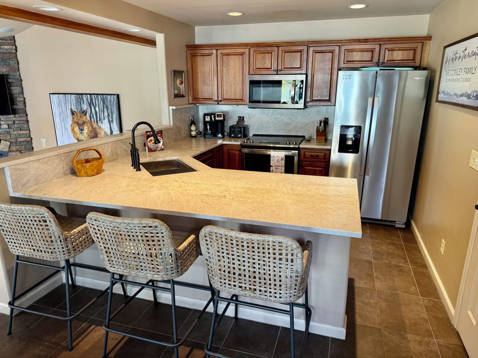 New counter stools.
