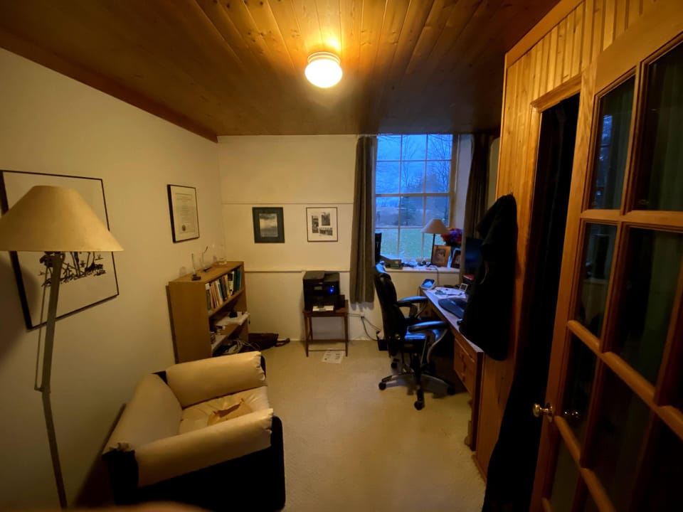 Bedroom (twin) and office