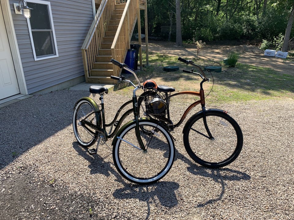 Beach Cruisers available for guest use 