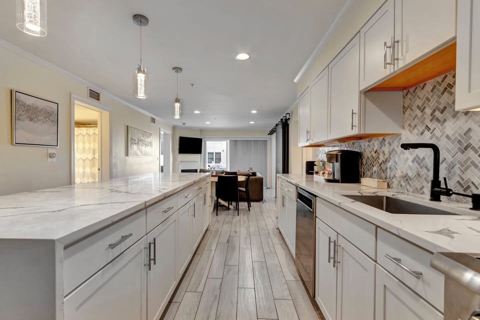 Experience the convenience of a well stocked kitchen