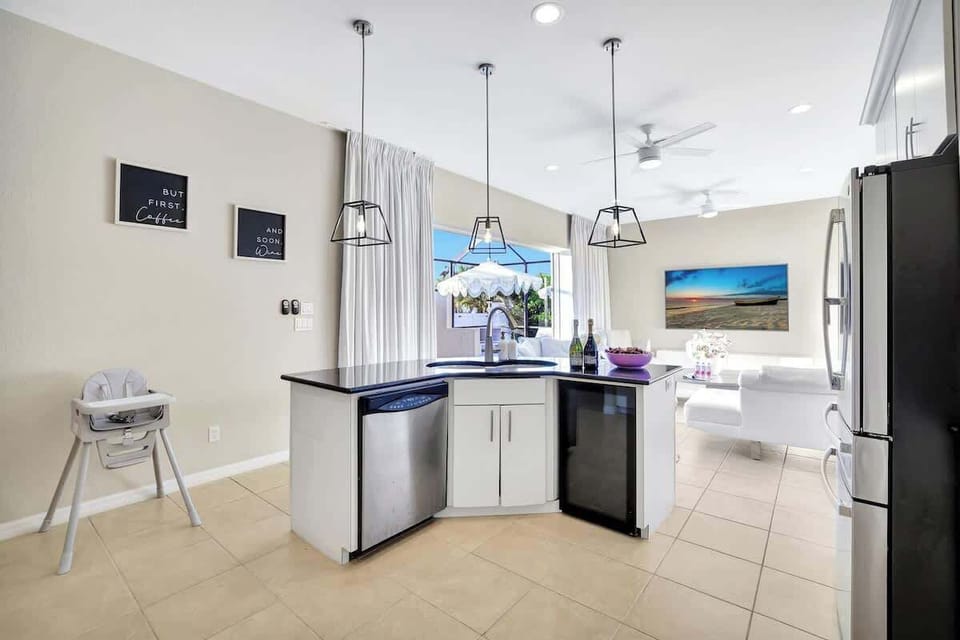 Prepare everything from quick breakfasts to full family dinners in our fully equipped kitchen. With cookware, utensils, and essentials ready to go — plus a baby high chair for your little one — mealtime is easy and stress-free.
