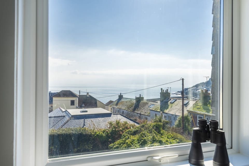 Sea views from the property - Mousehole View
